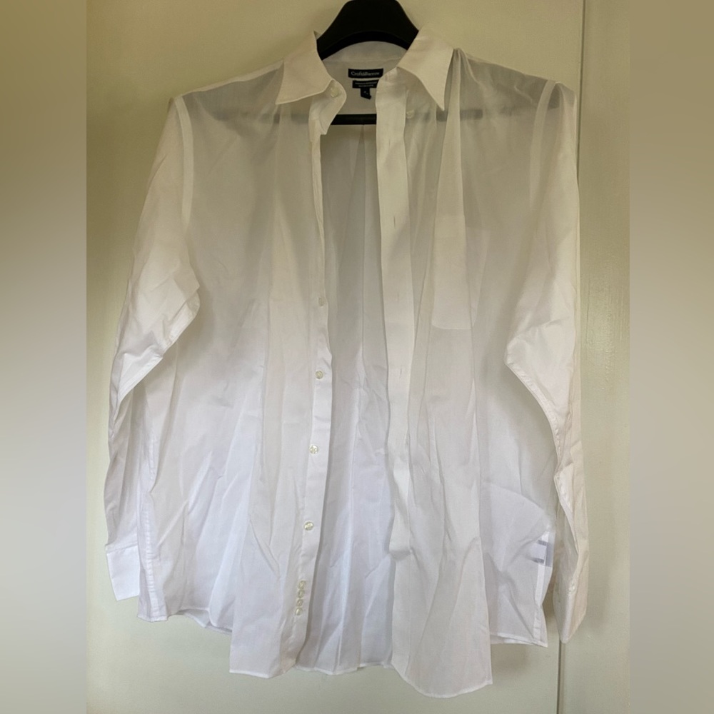 Croft & Barrow men’s wrinkle resistant broadcloth 18 34/35